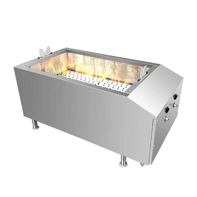 All-Season Outdoor Kitchen Chicken Duck Roaster Beef Lamb Pig Barbecue Grills Spit Rotating Rotisserie Grill Machine