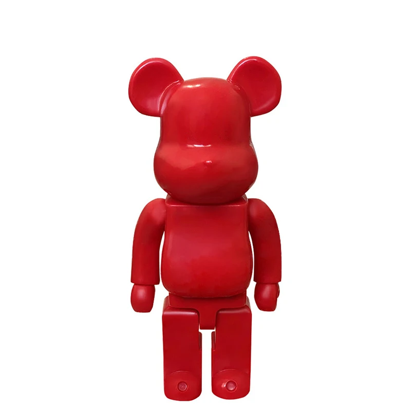 Custom polyresin brick bear figure art statue resin home decor figurine bearbrick sculpture