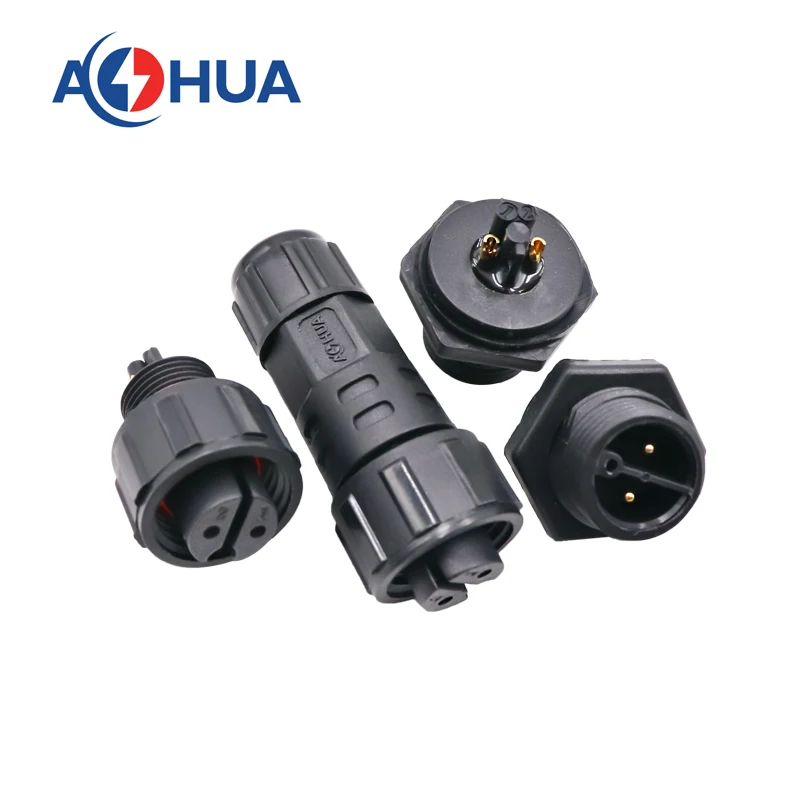 M16 Circular Panel Mount Connector Male Plug Female Connector 2 3 4 5 6 Pin 300V 110V 10A 5A IP67 Connector