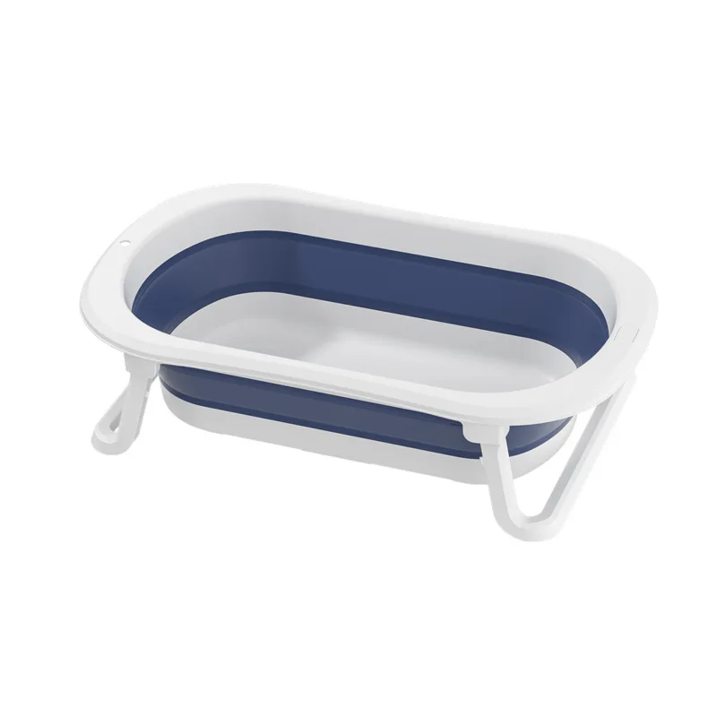 Multifunctional baby shower basin baby foldable bathtub collapsible folding baby bath tub