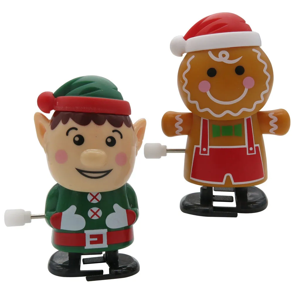 
 Новые рождественские игрушки для детей Windup ходящий Санта-Клаус рождественские игрушки-фиджеты  