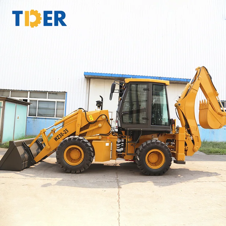 TDER Gold Supplier 3ton backhoe loader 4x4 chinese backhoe loader