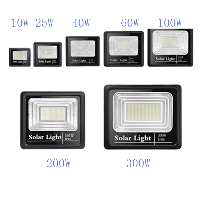 TOP Sale High Brightness Outdoor Wall SMD sensor Solar Led Flood Lights Lighting lamp 10W to 400W solar flood light