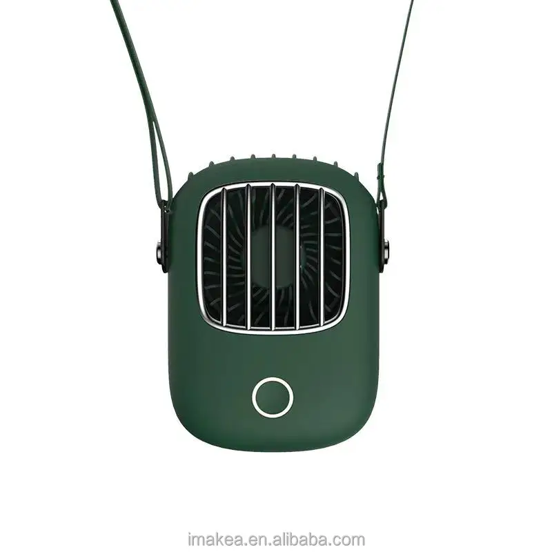 
Portable Hanging Neck Mini Fan USB 3 Colors with Rechargeable 1800mAh High Capacity Battery Hands Free Fan 