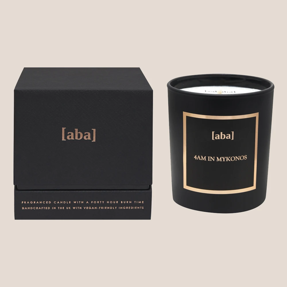 custom logo empty luxury 8 10 oz rigid scented candle jar drawer gift box packaging for candle