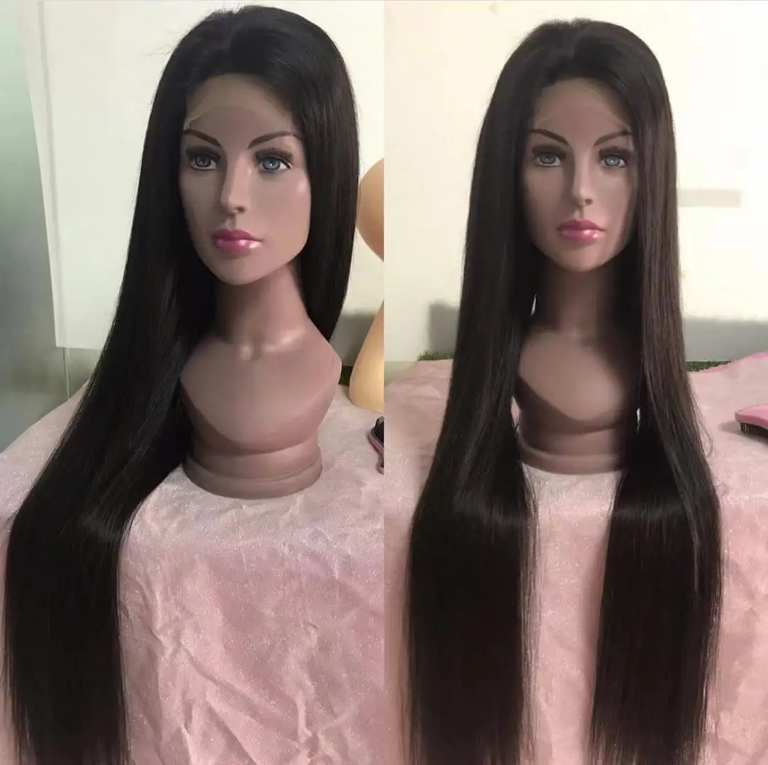 Wholesale Straight Brazilian Hair HD Lace Wigs lace frontal wig with hair Virgin human hair wigs for black women