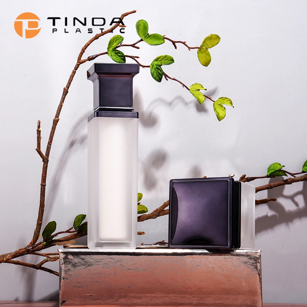 Factory price skin care cream and lotion packaging empty cosmetic bottle set