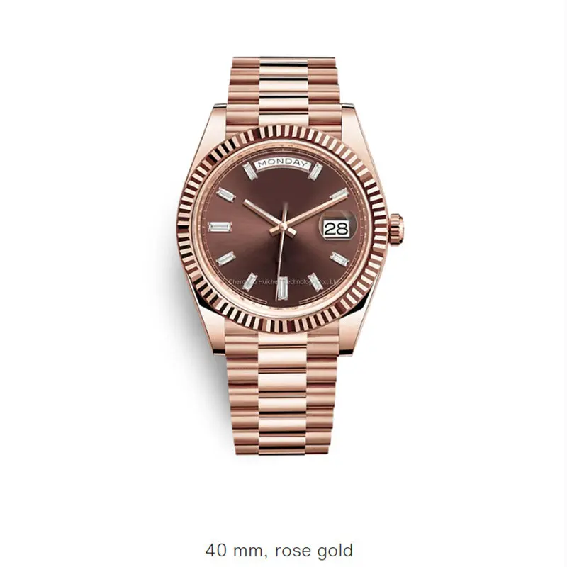 3A High Quality Luxury Business Men Watch Waterproof 904L Stainless Steel  Wrist Automatic Watches for Men