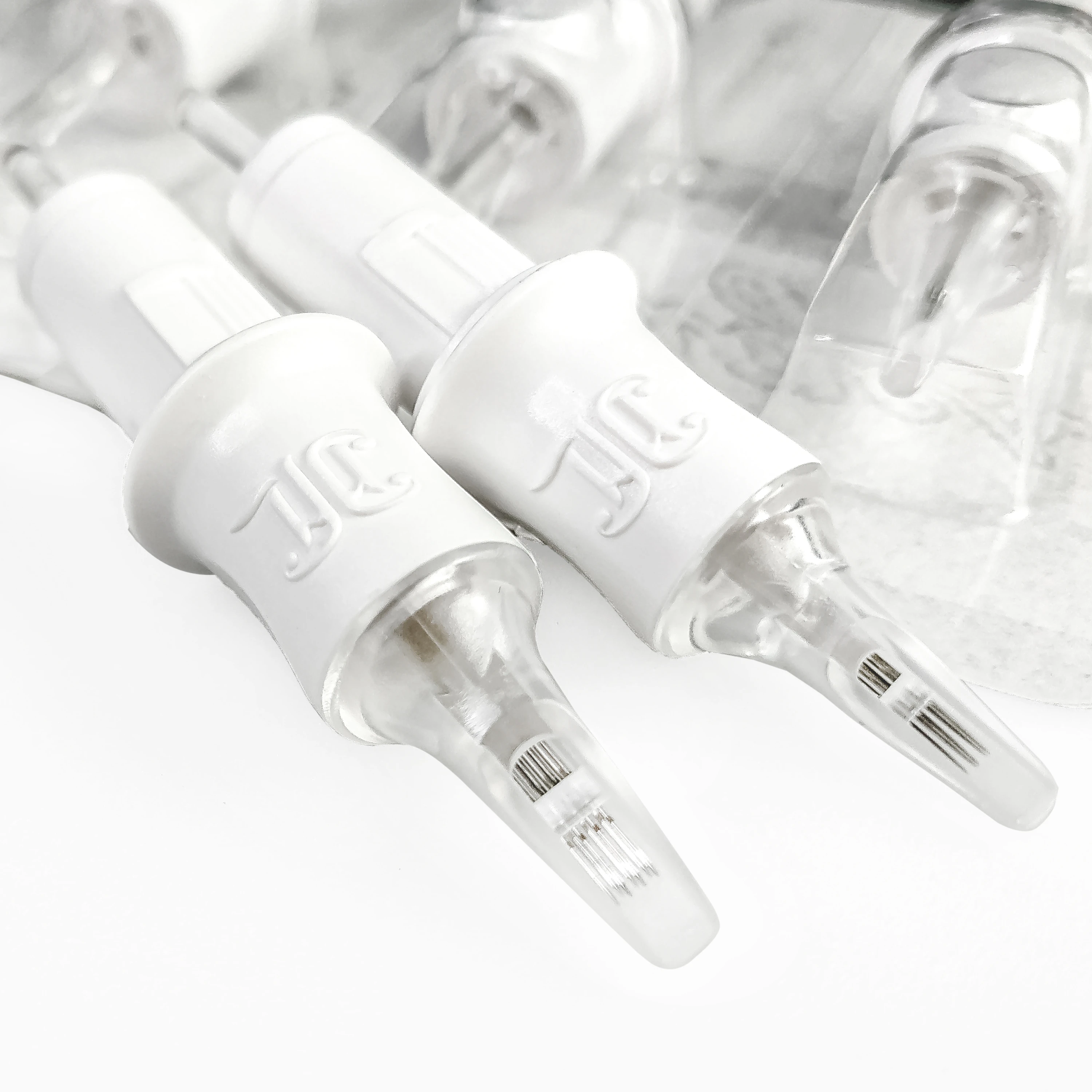 10 штук в упаковке профессиональная одноразовые иглы для татуировки прочный макияж картридж картриджа