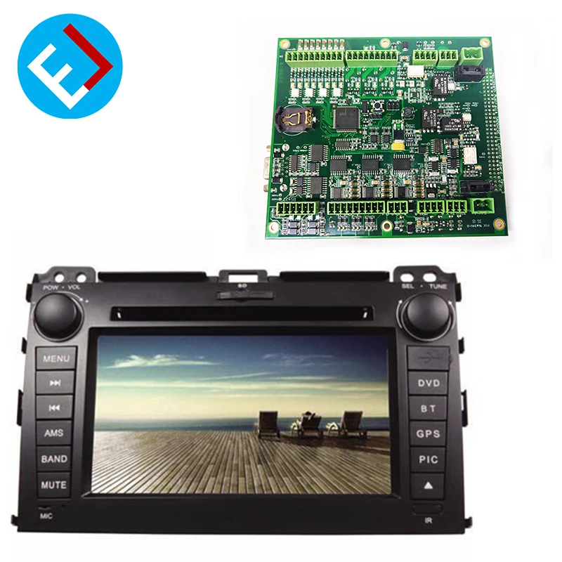 Печатная плата El Pcb, производство и сборка Bms, оборудование для транспортных средств, печатная плата, гибкая печатная плата, автомобильная навигация Bms Pcba