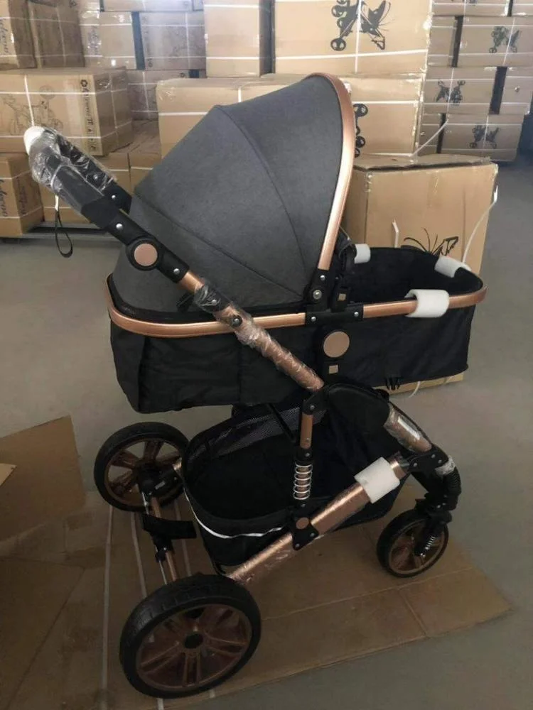 
factory hot sale twin baby prams / double seats baby stroller / 600D Oxford fabric baby carriage with cheap price 