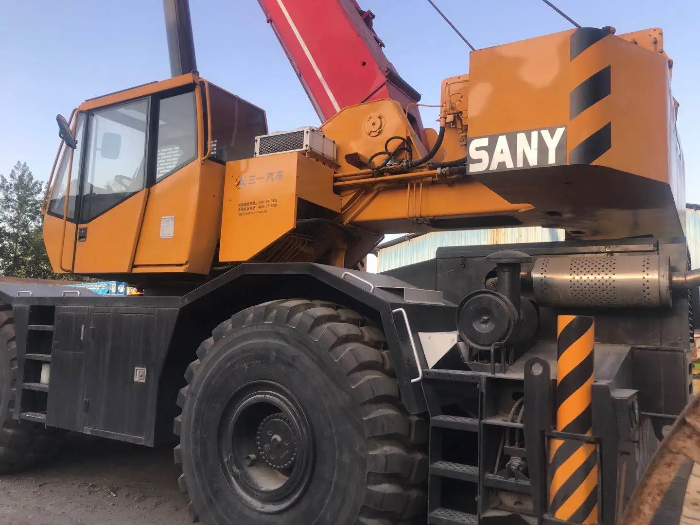 Подержанный шероховатый кран Sany 50