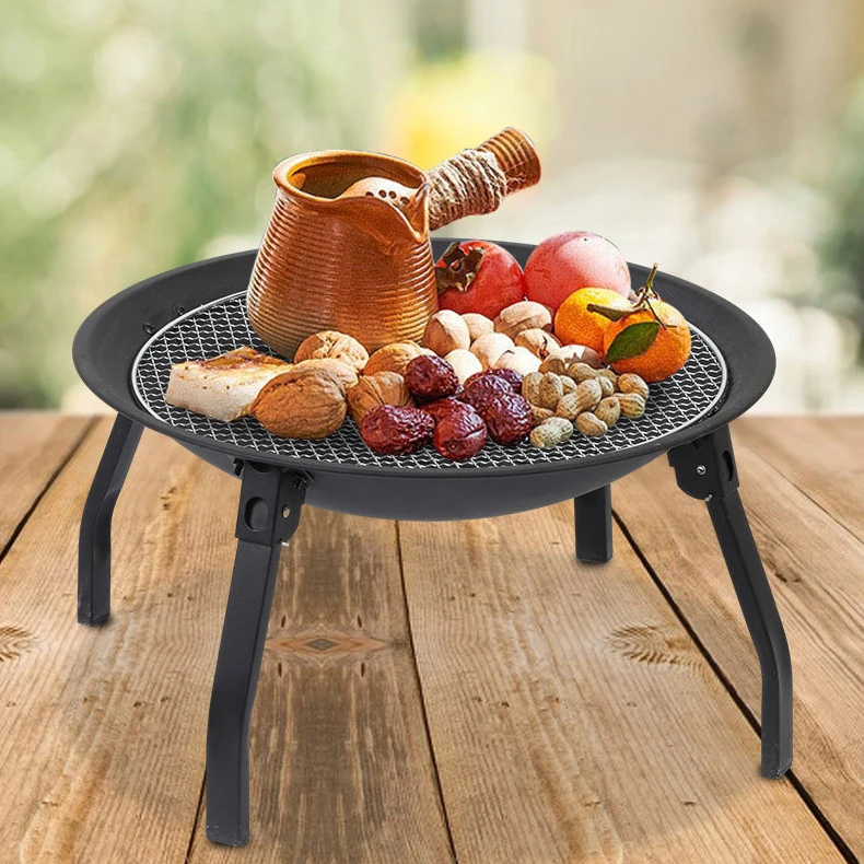 Hot Sale Hiking Travel Folding Bbq Stove Patio Garden Portable Cheap Barbecue Grill Outdoor Portable