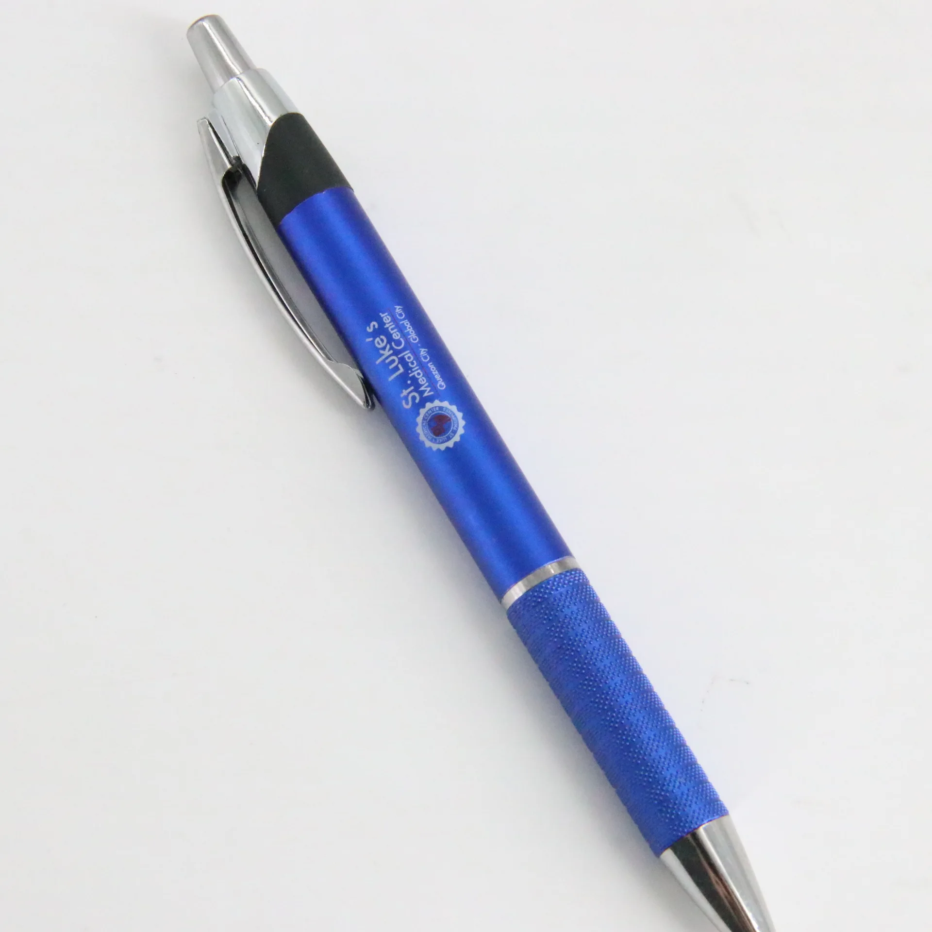 Promotional New Rubber Aluminium Metal Ballpoint Pen With Tip LED Light Customized Printed Logo For Stylus Screen Mobile Phone