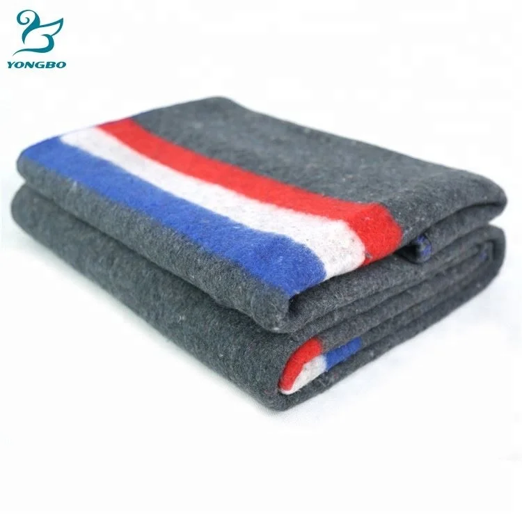 Good quality soft wholesale wool acrylic polyester blend jacquard yarn blanket