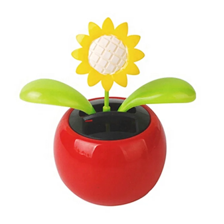 Cute plastic colorful flower promotion gift flip flap