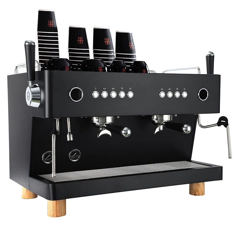 Gemilai CRM3243A latest all in 1 double group 9barista pid italy commercial espresso coffee making machines for coffee shops