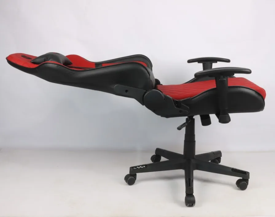 Cheap Price Custom PU Leather Scorpion Pro Black and Red Office Gamer Gaming Chair