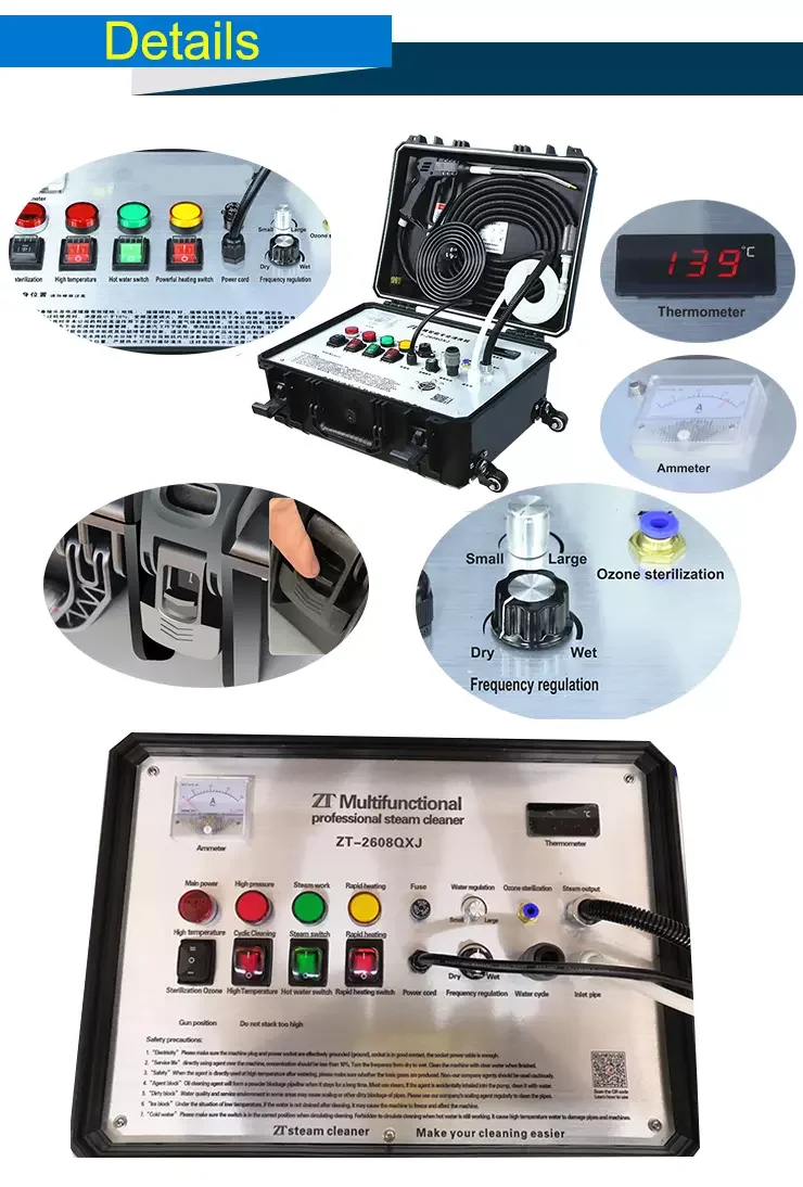 2020 Multifunctional Portable Washing Machine for Home Appliance Sanitize Clean Washer High Pressure Vapor Car Steam Cleaner