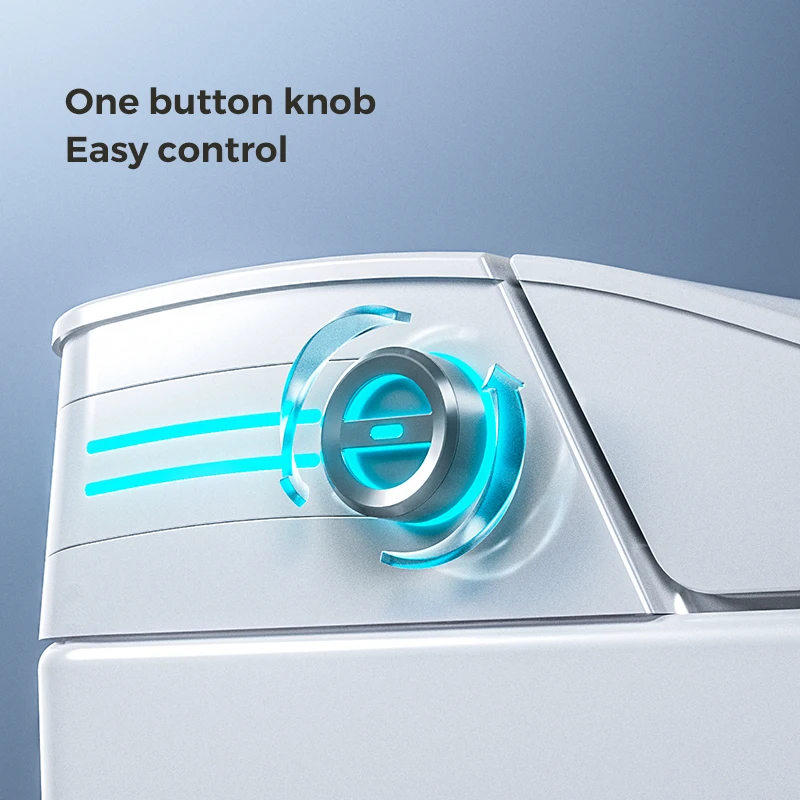 Hidden Water Tank WC Sanitary Ware Intelligent Wall Mounted Back To Wall Water Closet Bathroom Automatic Smart Wall Hung Toilet