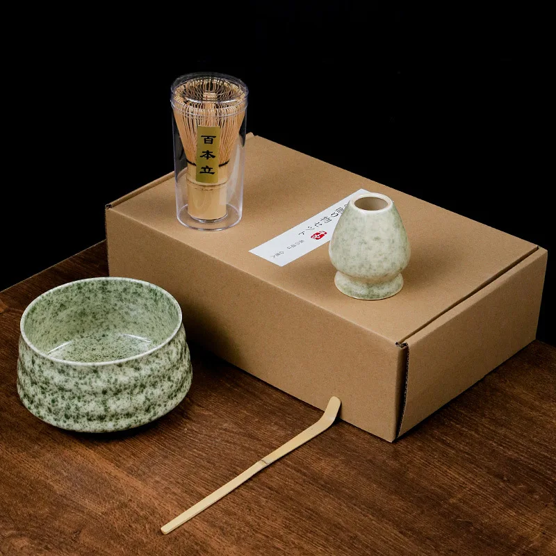 Новые продукты японский подарочный набор маття чаша керамический чай момото венчик цветная коробка чайных венчиков