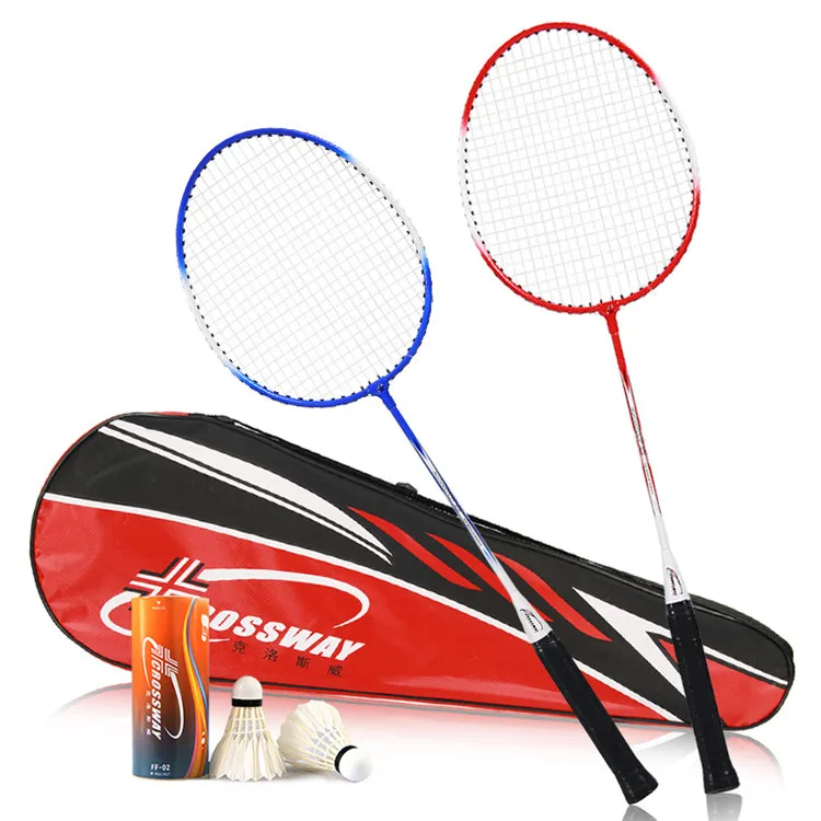 New design badminton racket badminton rackets pairs badminton rackets with shuttlecock