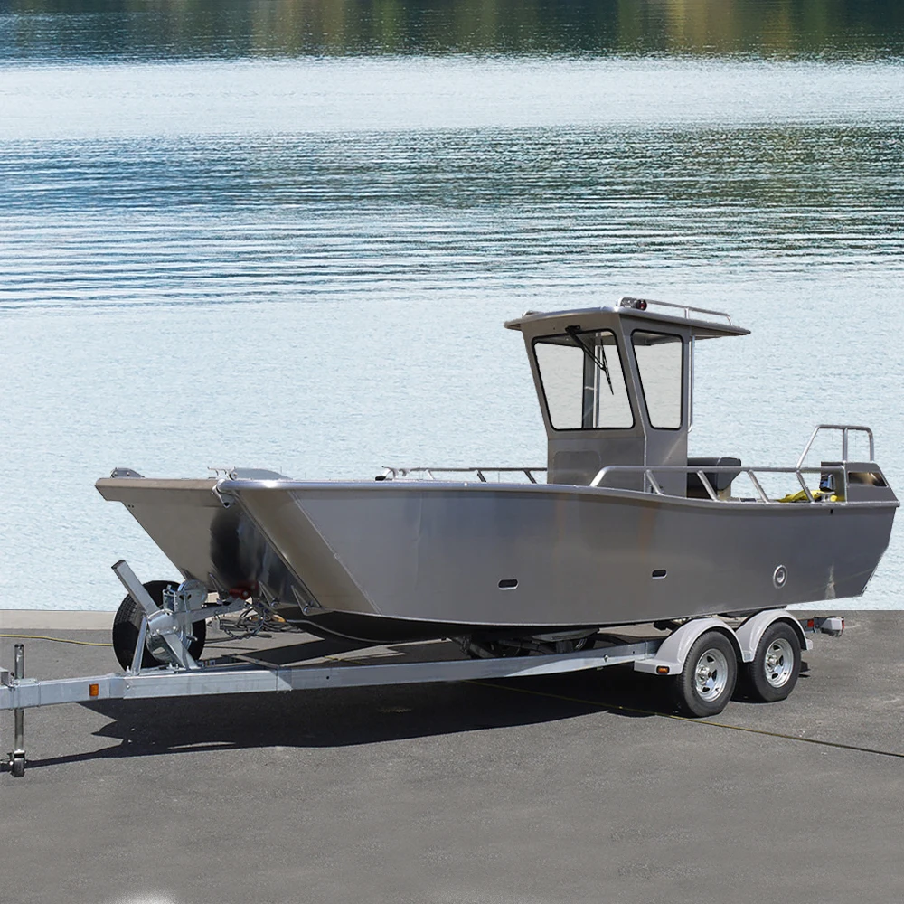 2023 Allsealion 22ft luxury  well craft barge sailing aluminum  work boat landing craft for sale