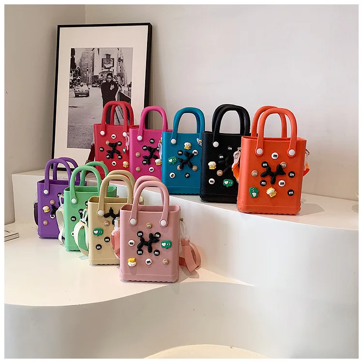 Wholesale portable new design bogg bag xl hand tote simply southern eva bogg beach bag silicone beach bogg bag