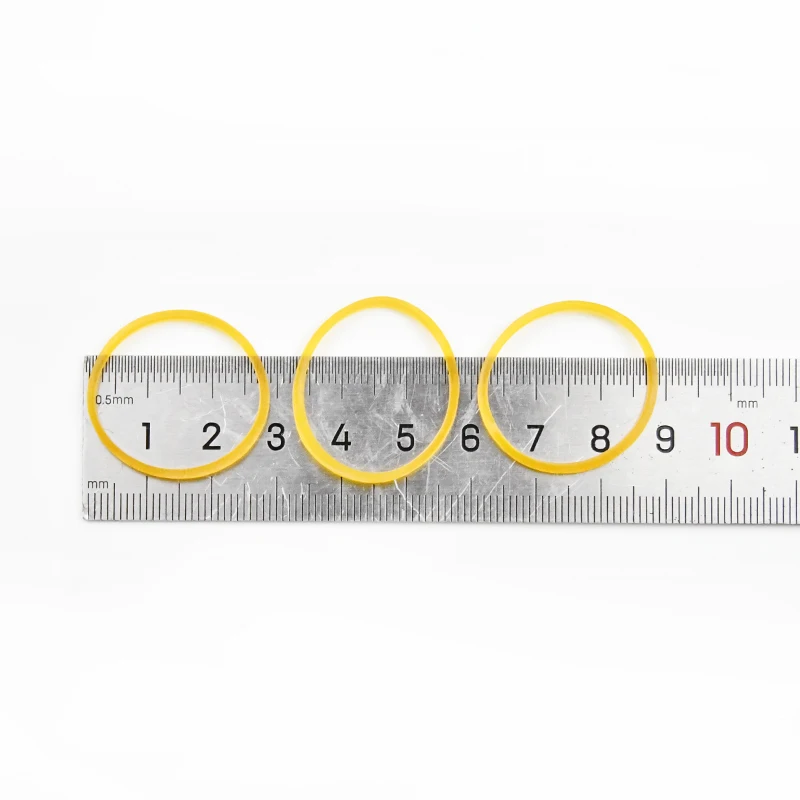 silicone latex  High Quality wholesale Natural Yellow transparent hot sell cheap Durable Fancy antistatic office  rubber band