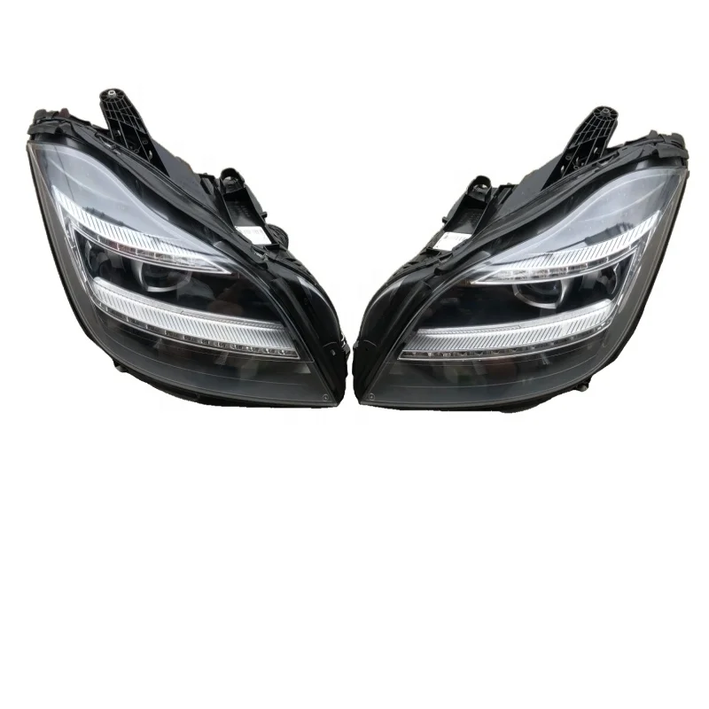 Classic style CLS Series W218 front high configuration LED headlights automatic auxiliary steering headlights for Mercedes-Benz