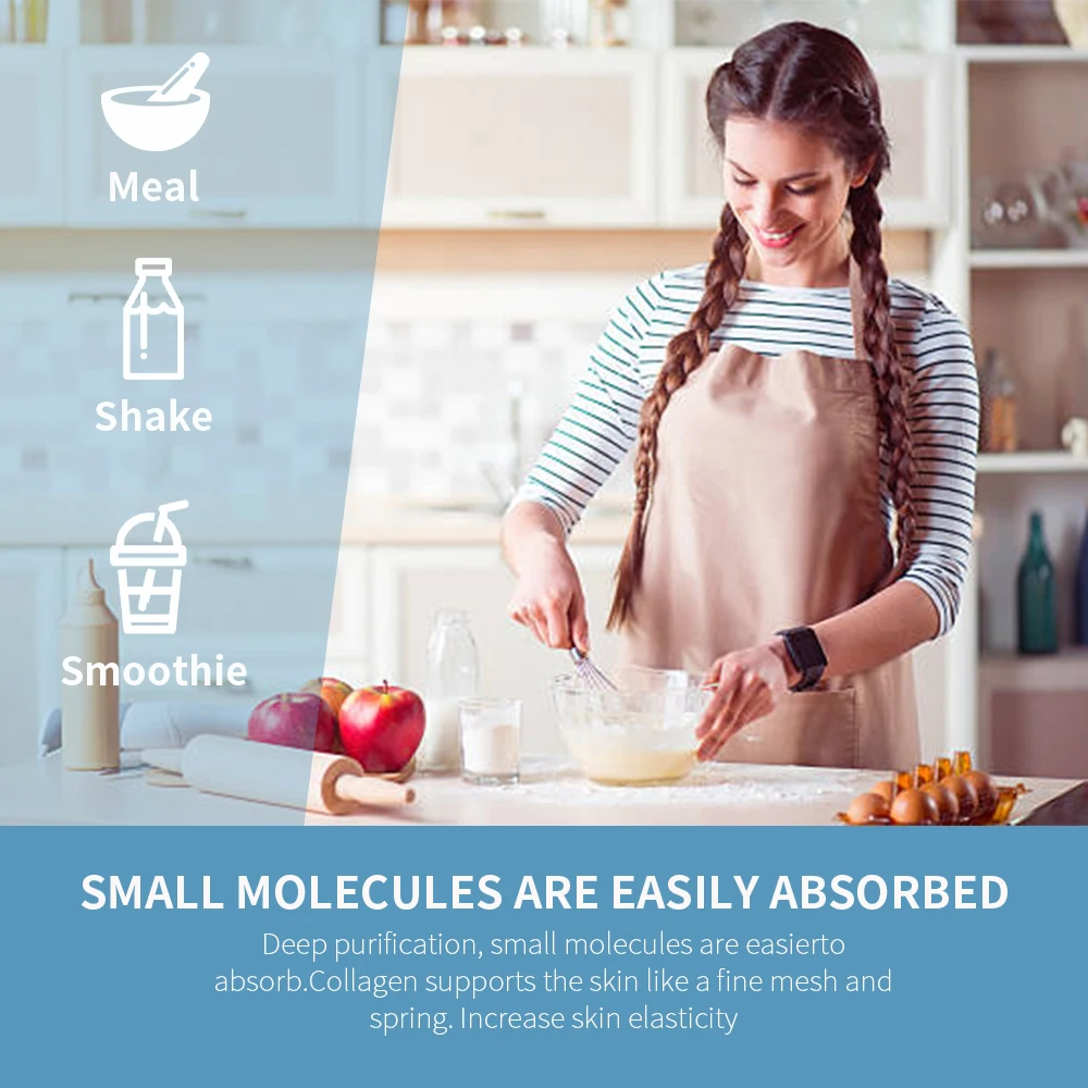 Collagen powder whitening supplements custom product label beauty supplement Blueberry Extract