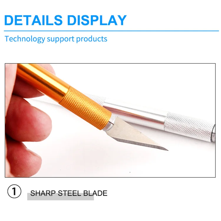 Factory OEM Wholesale Aluminum Precision Hobby Knife DIY Art Knife Carving Craft Knife for Sale