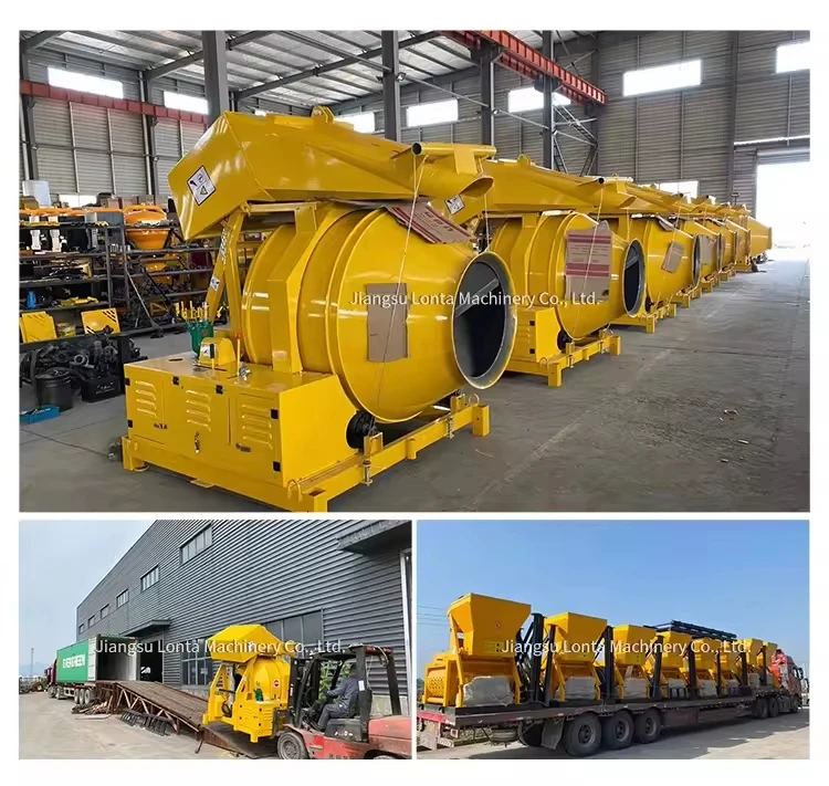 LONTA JZC750DH 750L 5 bags self loading construction hydraulic diesel cement mixer concrete mixer machine betonniere750L