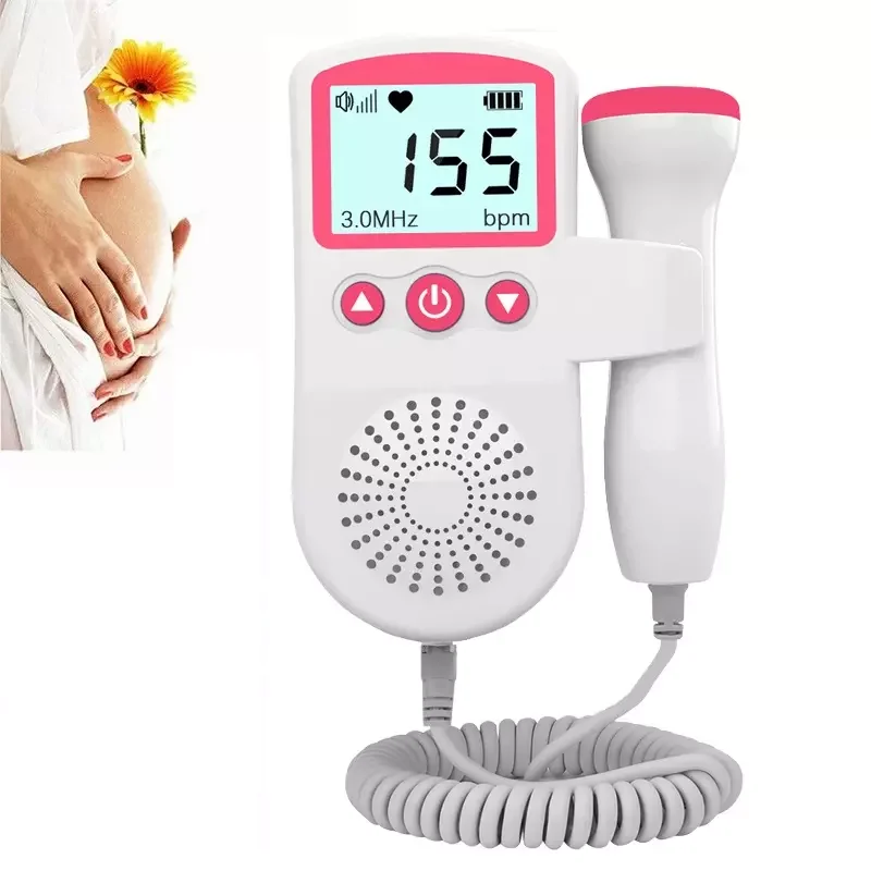 SoyMed CE Certified Factory Direct Wholesale Price Fetal Doppler Baby Ultrasound doppler fetal heart monitor rate detector