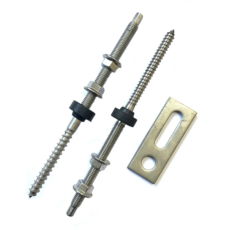 Stainless Steel Solar Roof double head Hanger Bolt for Solar Mounting System