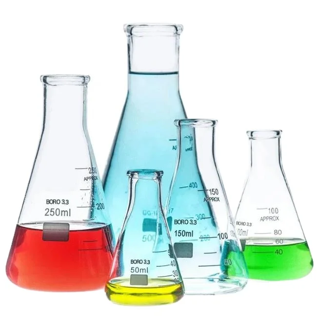 Коническая мерная колба Erlenmeyer 250 мл из боросиликатного стекла
