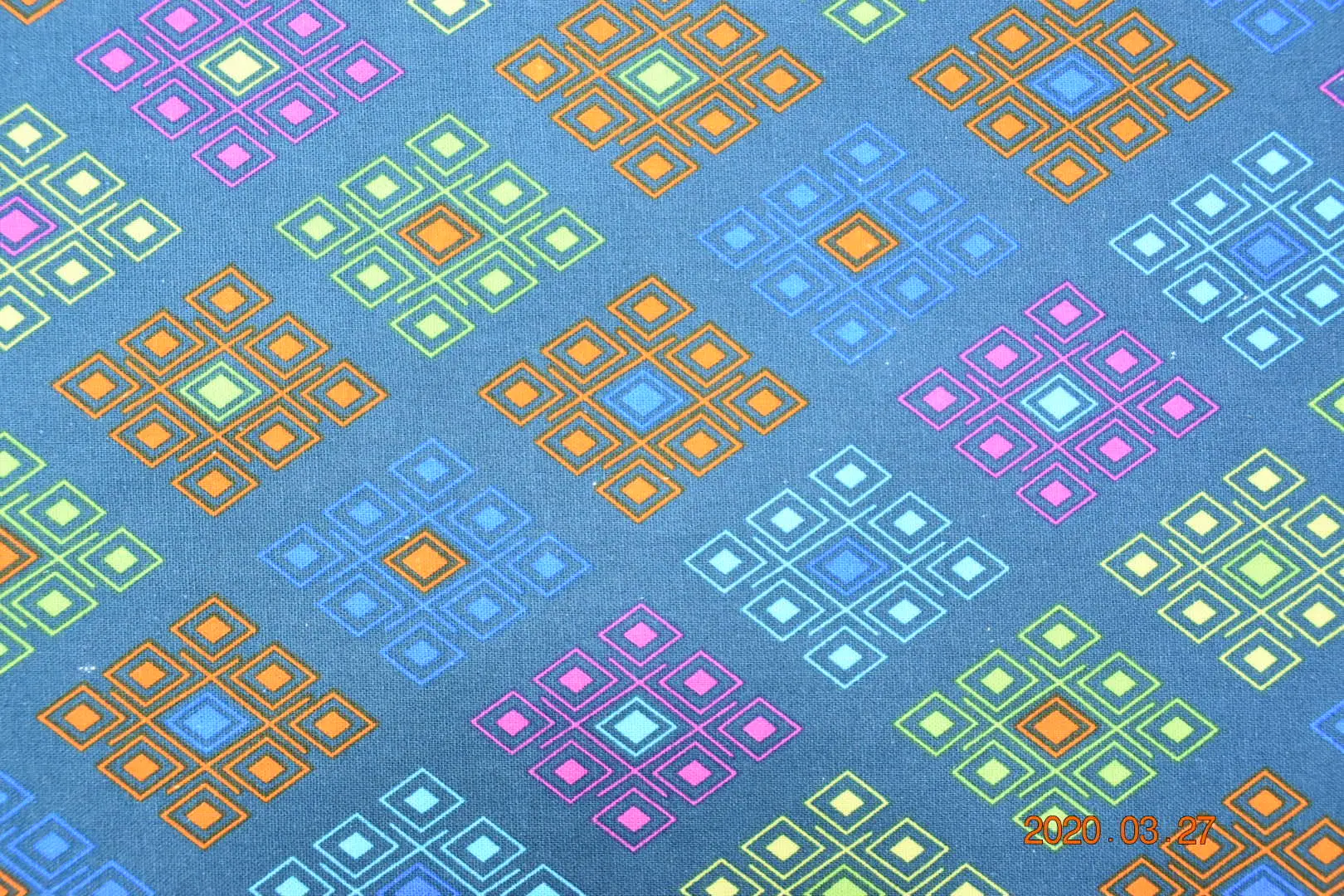 
Best Selling wind proof stock rayon linen fabric printed dress 