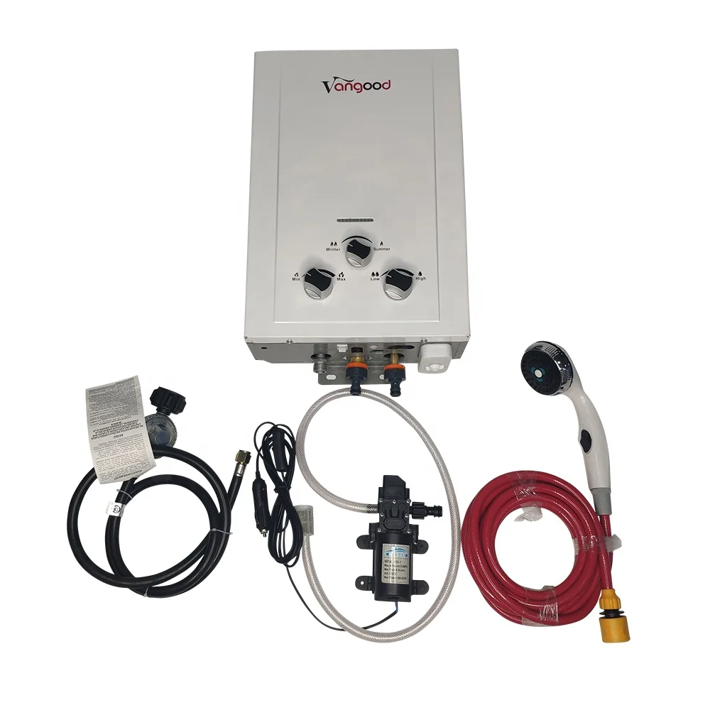 6L Outdoor Farm Natural Lpg Gaz Tankless Water Heater Gas For Rv