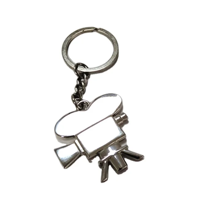 Custom logo 3D key chain toys die casting zinc alloy gun keychain for bags accessories and decorations