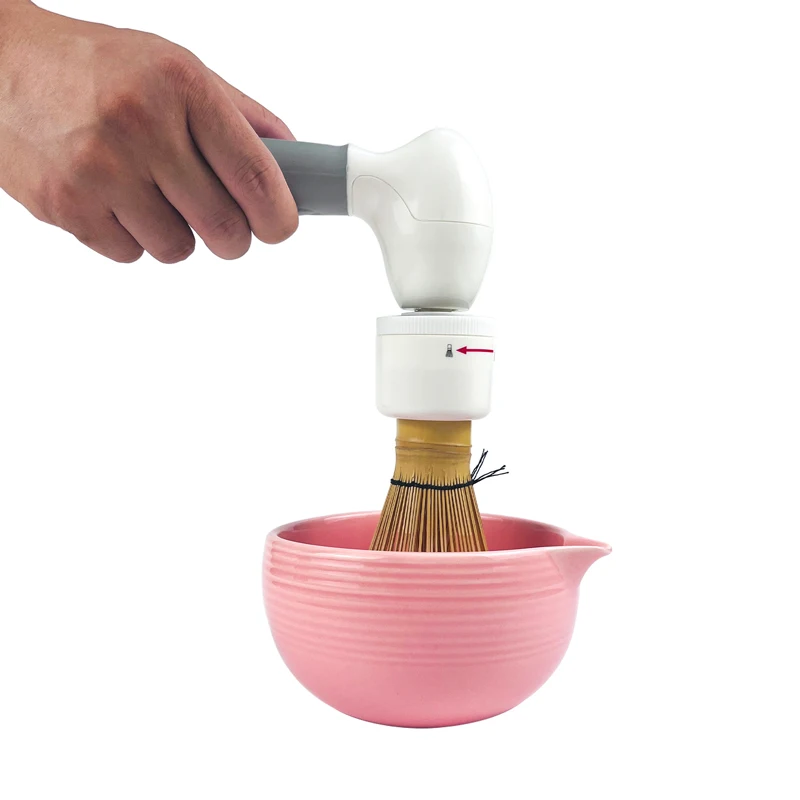 Новое поступление разноцветный порошковый блендер маття хеплер с бамбуковым венчиком Chasen