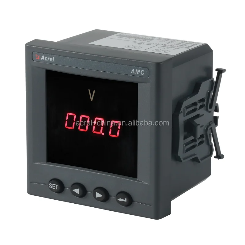  Dc0-5V 0-100 в 0-300 0-500 0-1000V dc измеритель напряжения AMC72-DV цифровой светодиодный дисплей Панель вольтметр постоянного тока с RS485