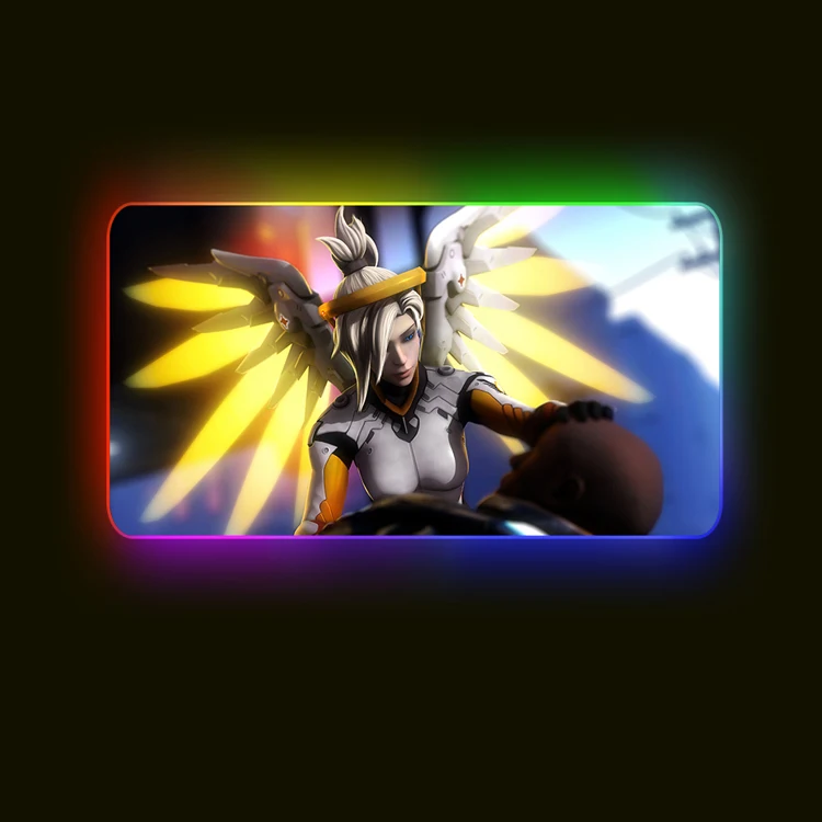 
Oem custom big RGB high quality gaming overwatch ass mouse pad 