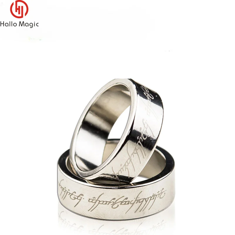 Magic Magnet Ring Close-up Magic Props Magician Accessories Strong Magnetic Ring Coin Mentalism Tricks Invisible Toys