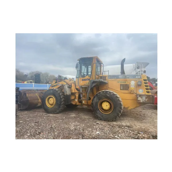 secondhand good condition  komatsu loader wa400 on sale with cheap price