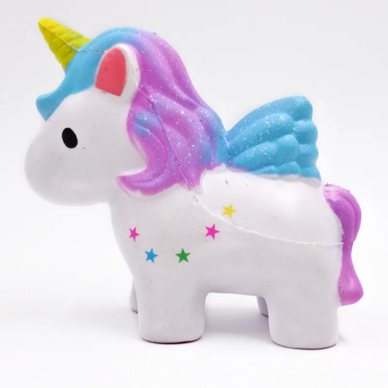 Amazon Hot Sale Squishies Unicorn Horse Kawaii Soft Squishy Slow Rising Stress Relief Squeeze Toys