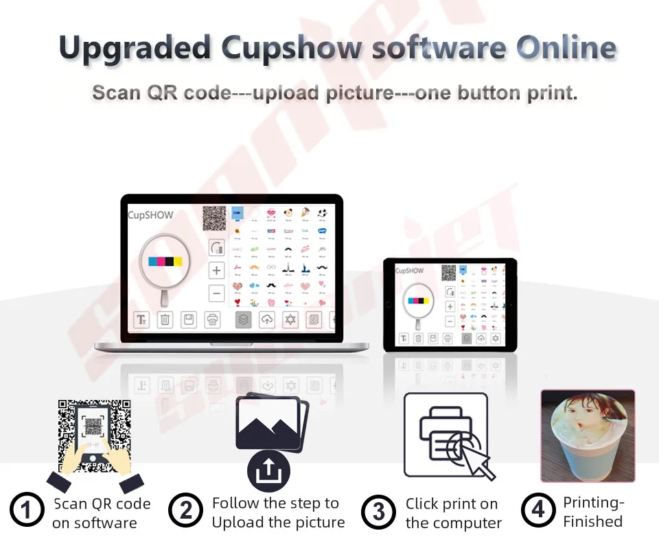 2021 Automatic Colorful Inkjet Printers 3D Food Cake Coffee Printer Machine with CE Certificate digital printing shop machines