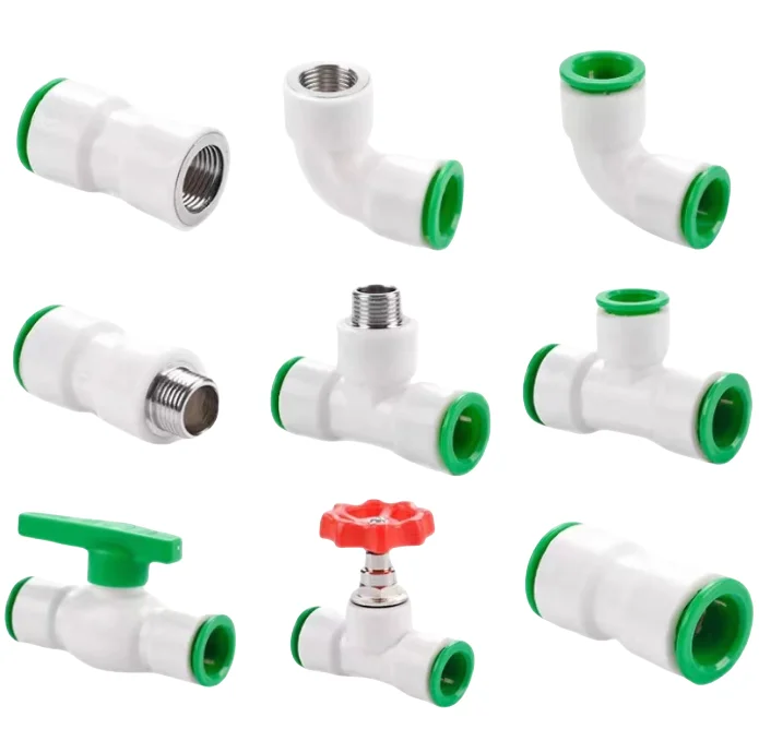 Quick Joint Quick Water Fittings PPR Pipe Quick Fittings Push Fit Connector PPR Fittings For Water System