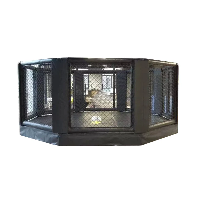 Manufacturer Octagon/hexagon For Boxing Hexagon Mma Cage Equipement Boxing Ring Octagon Fighting Cage For Sale