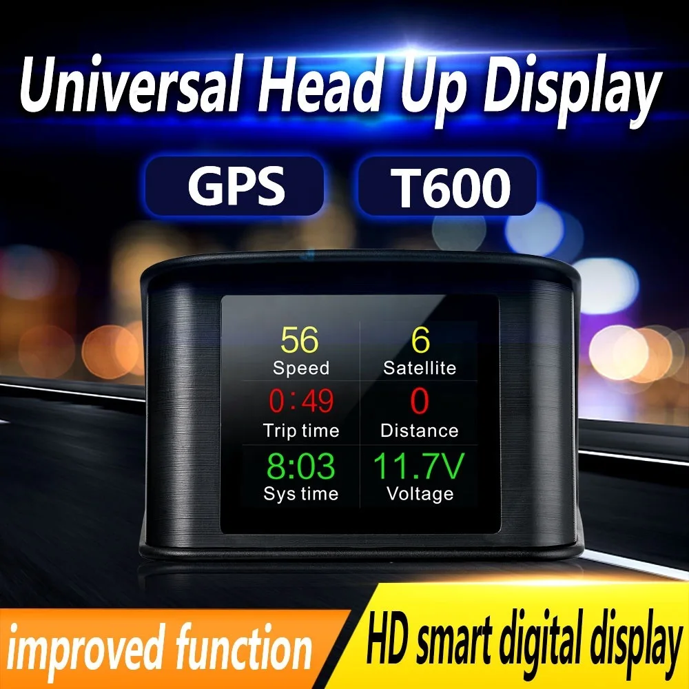 2021 New Arrival Acclope AP-6 Car HUD OBD2 GPS Smart gauge Head Up Display