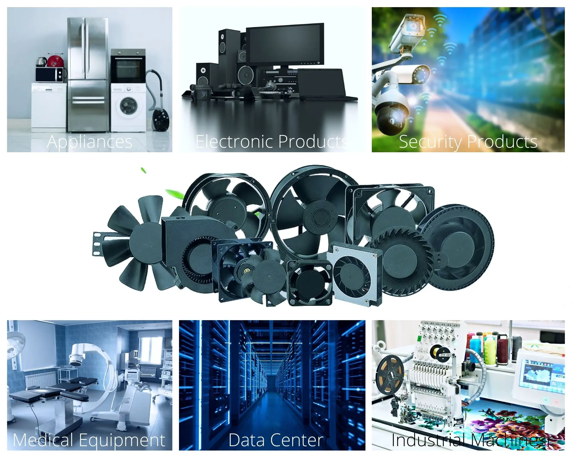 High Quality Cooler Fan 12025 120*120*25MM 120mm DC Brushless Cooling Fan 120mm 12V Fan for Computer and Graphic Card Machine